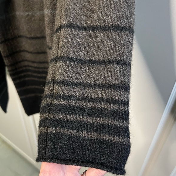 Vince Sophia Open Hooded Striped Cardigan - Picture 6 of 11